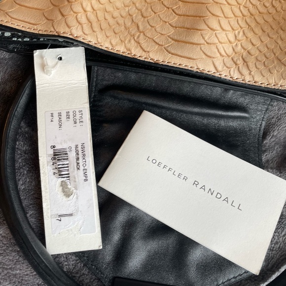 NWT Loeffler Randall Calfskin Work Tote - Picture 5 of 16